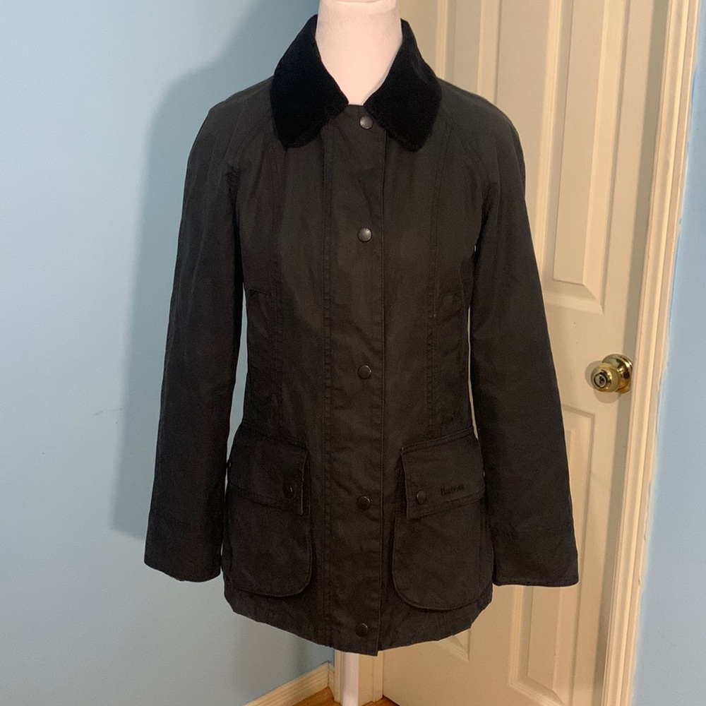 EUC Barbour Beadnell Wax Cotton Jacket